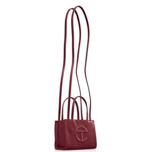 Sold Out Telfar Small Oxblood Shopping Bag